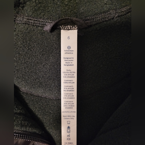 Lululemon Run: Bundle Up Jacket outdoor quilted running athletic black coat  6 - Picture 10 of 10